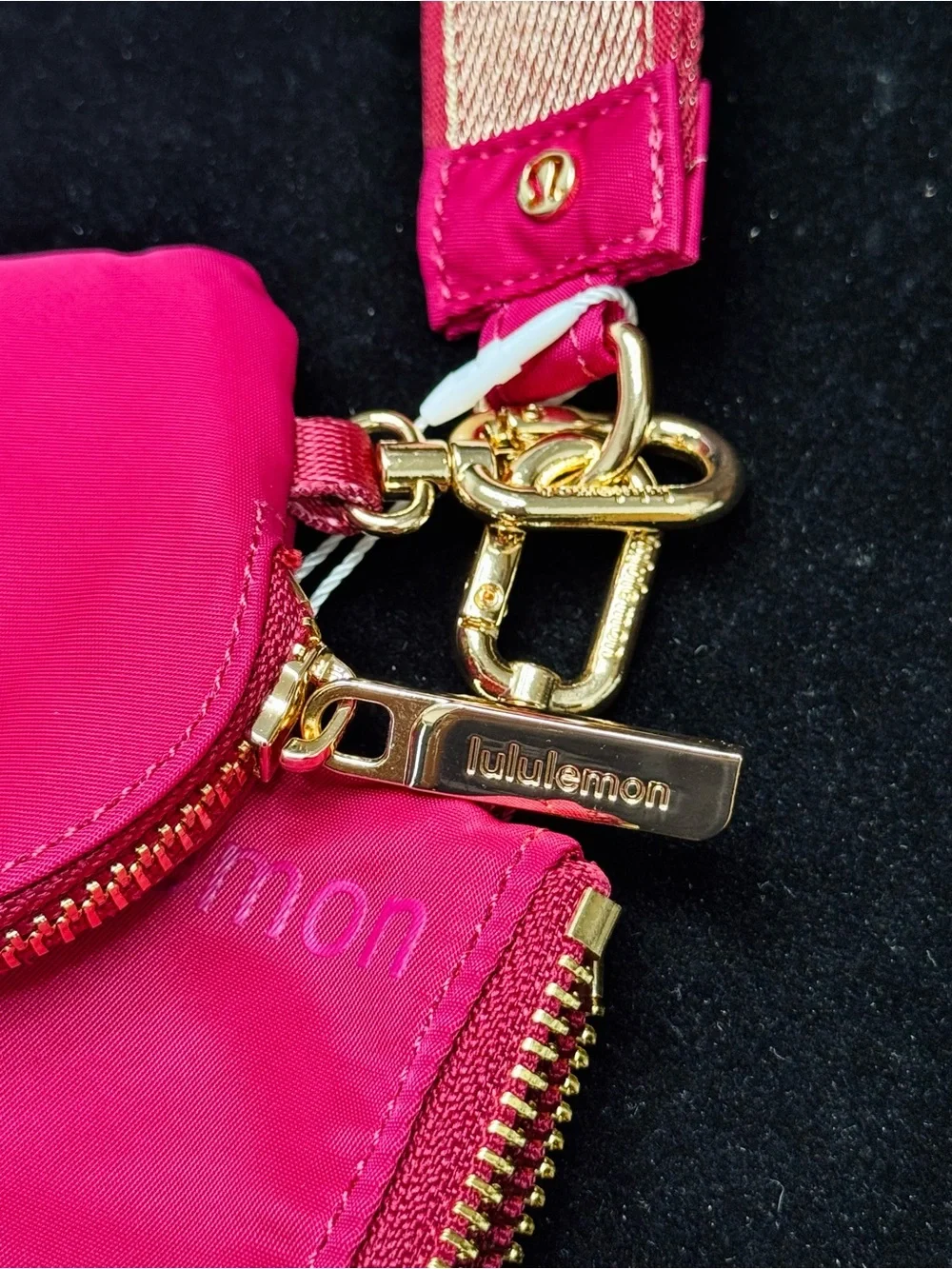 lululemon athletica Pink/Purple Key & Card Holder Wristlet